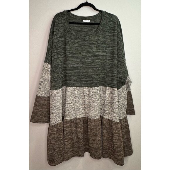 Chic‎ Soul Long Lightweight Blouse/Sweater Dress Women’s Plus Size 3X - Picture 1 of 3